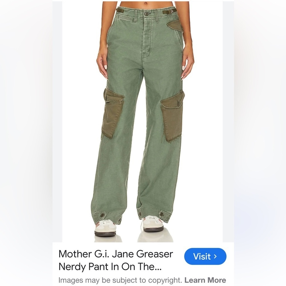 Mother jeans G.i. Jane Greaser Nerdy Pant In On The Double. Size 27.